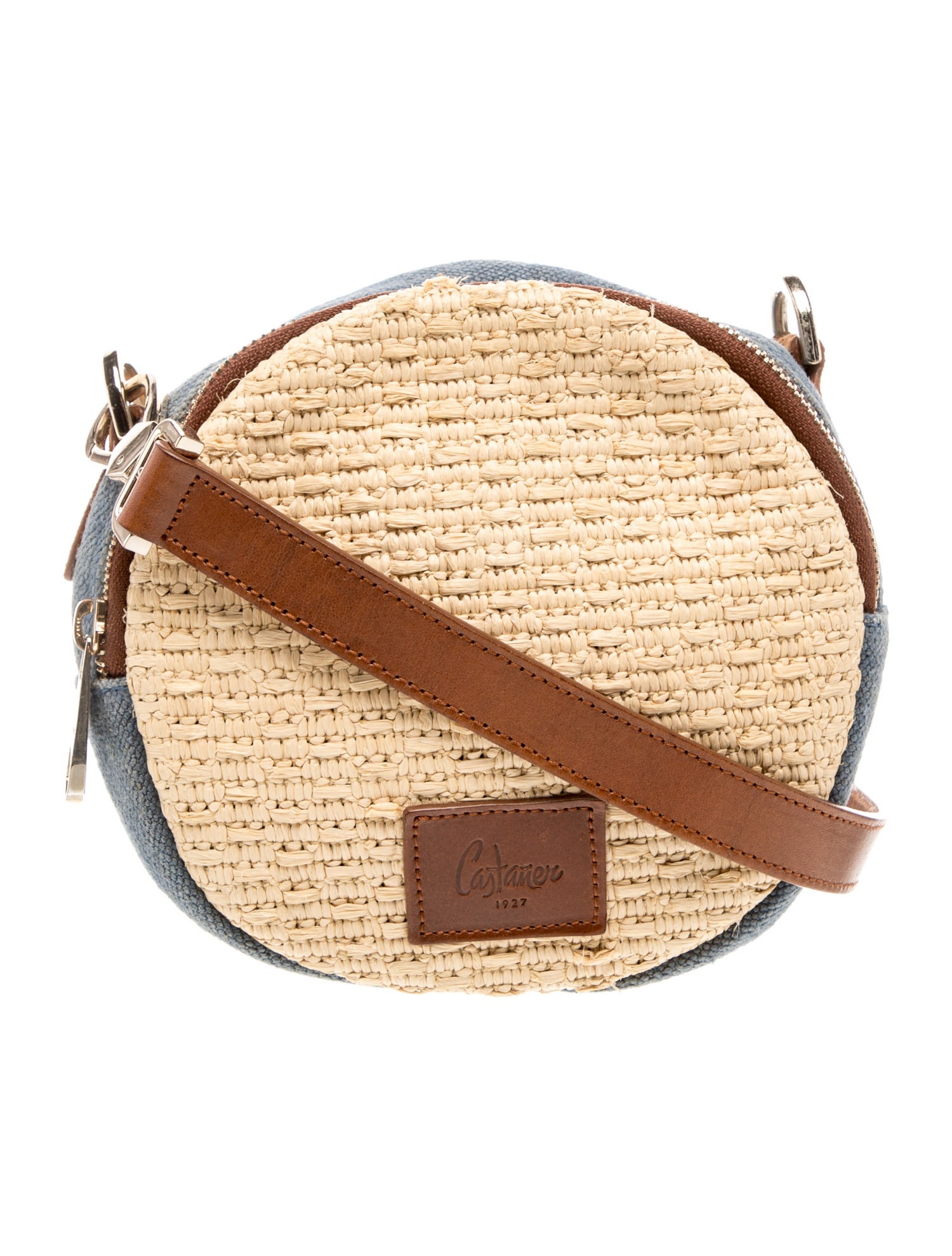 Castañer Raffia Crossbody Bag