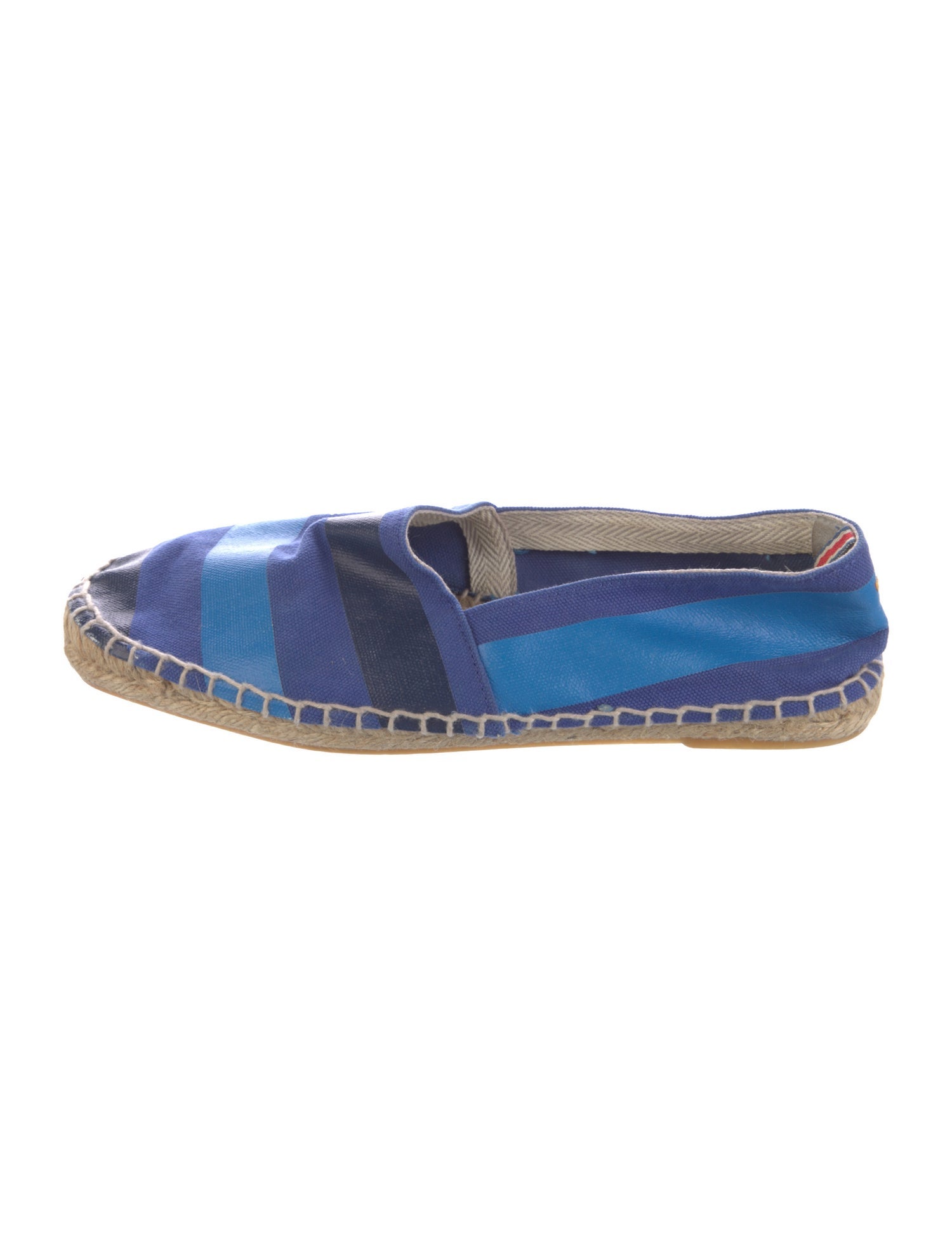 Castañer Canvas Colorblock Pattern Espadrilles
