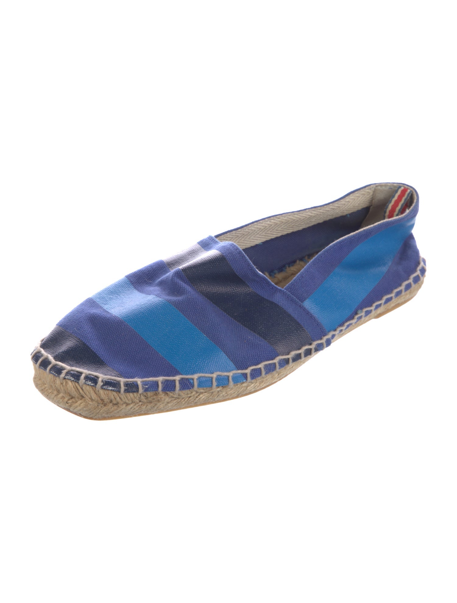 Castañer Canvas Colorblock Pattern Espadrilles