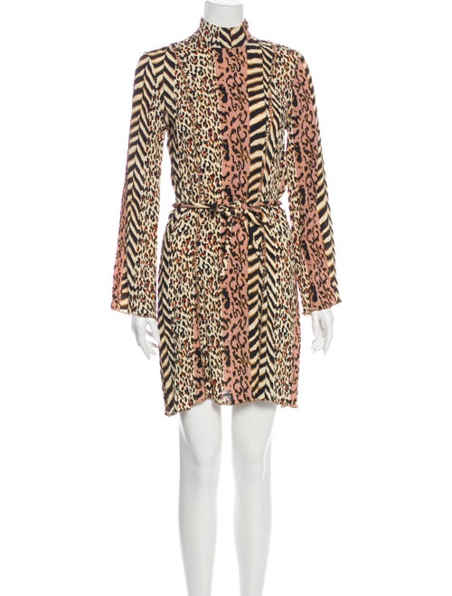 Nanushka Animal Print Mini Dress