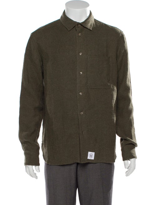 Nanushka 2019 Elio Classic Overshirt olive