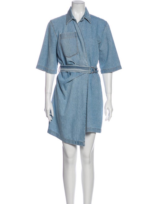 Nanushka Mini Dress Blue