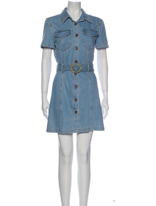 Nanushka Mini Dress Blue
