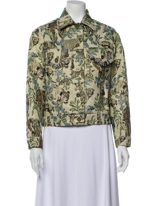Nanushka Floral Print Jacket