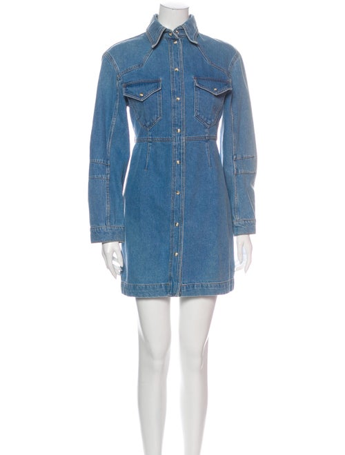Nanushka Mini Dress Blue