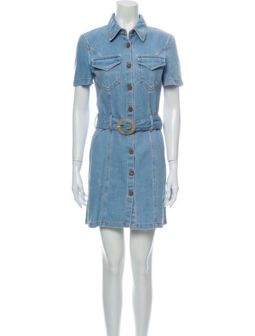 Nanushka Mini Dress Blue