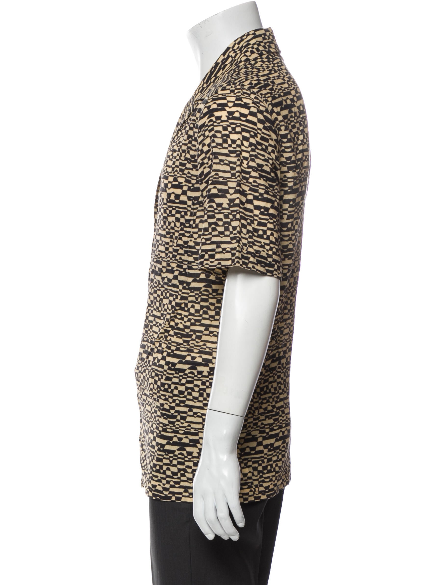 Nanushka Printed Short Sleeve Shirt