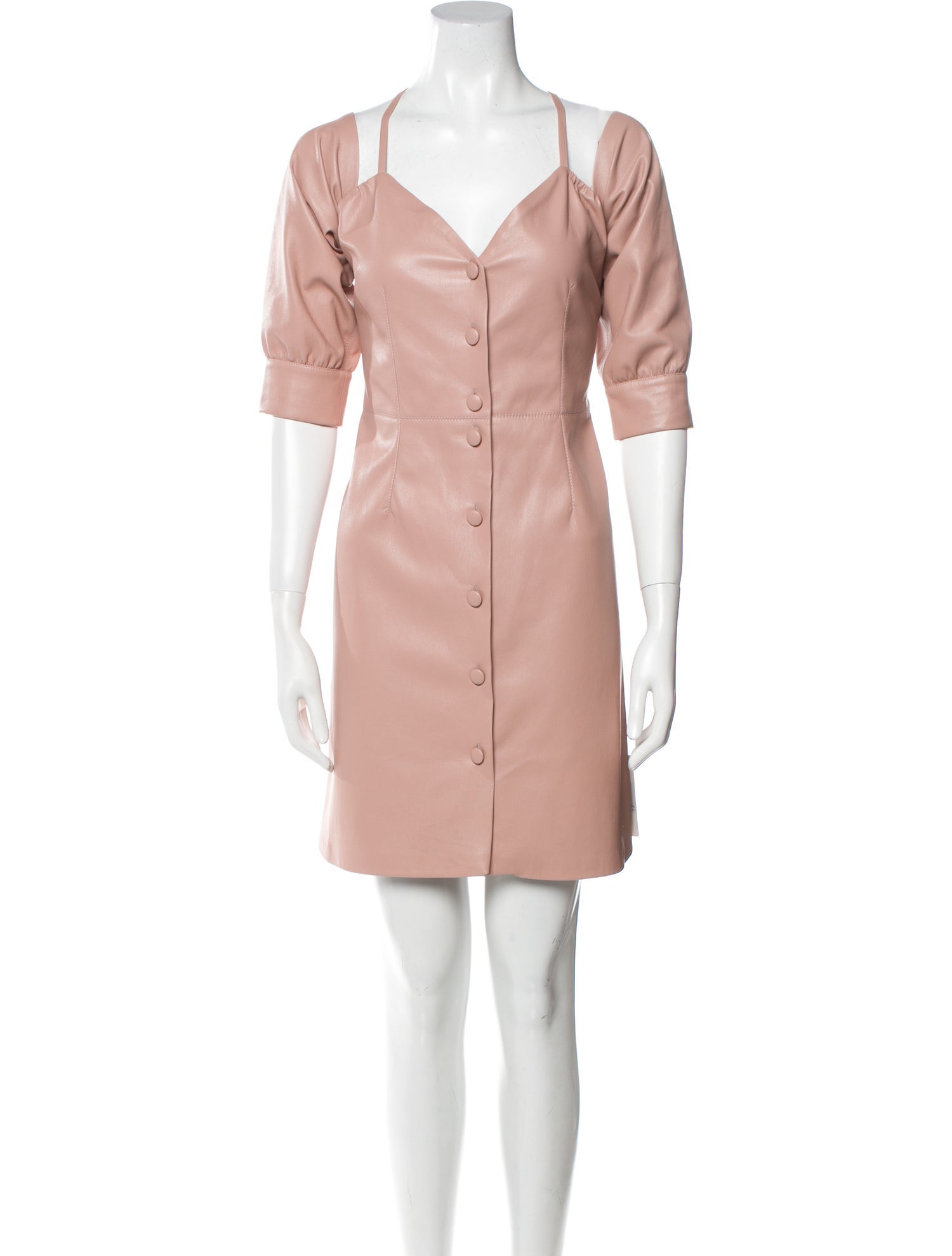 Nanushka V-Neck Mini Dress