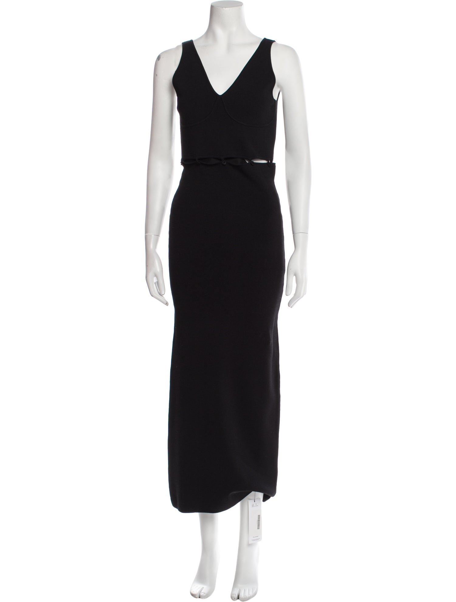 Nanushka V-Neck Long Dress