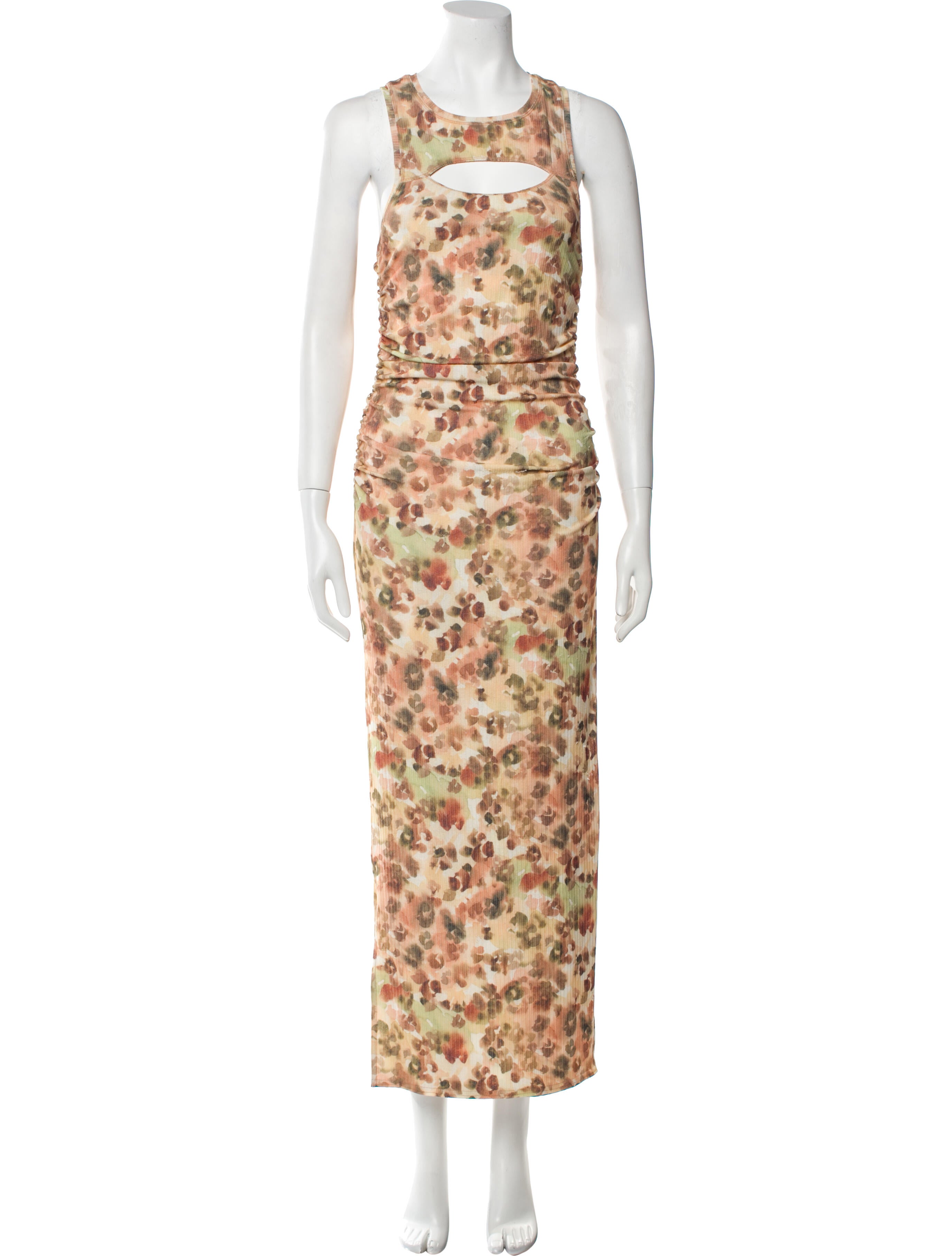 Nanushka Floral Print Long Dress