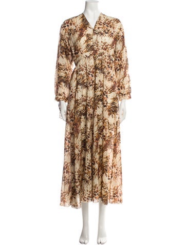 Nanushka Dresses Animal Print Long Dress XS