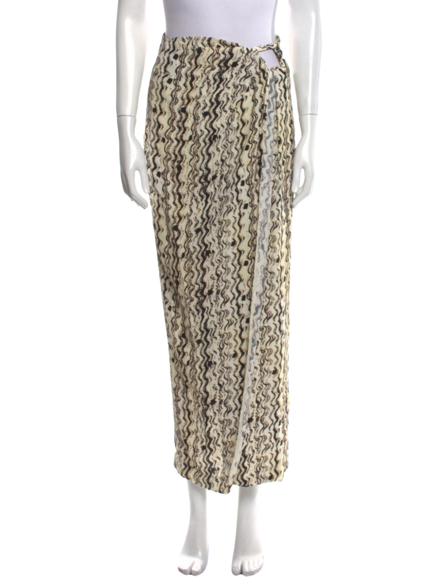 Nanushka Printed Midi Length Skirt