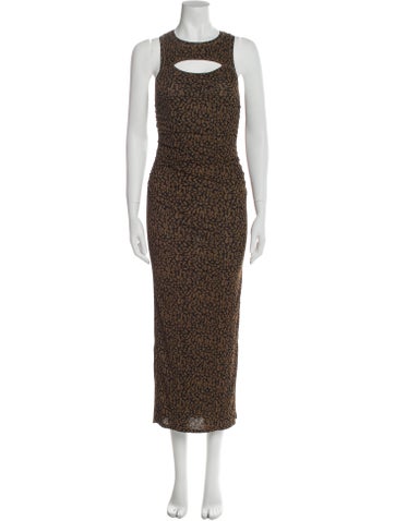 Nanushka Dresses Animal Print Long Dress S