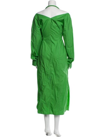 Nanushka V-Neck Long Dress