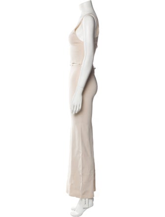 Nanushka V-Neck Long Dress