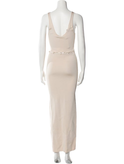 Nanushka V-Neck Long Dress