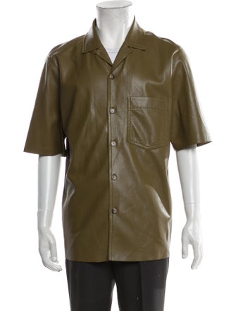 Nanushka V-Neck Short Sleeve Polo Shirt