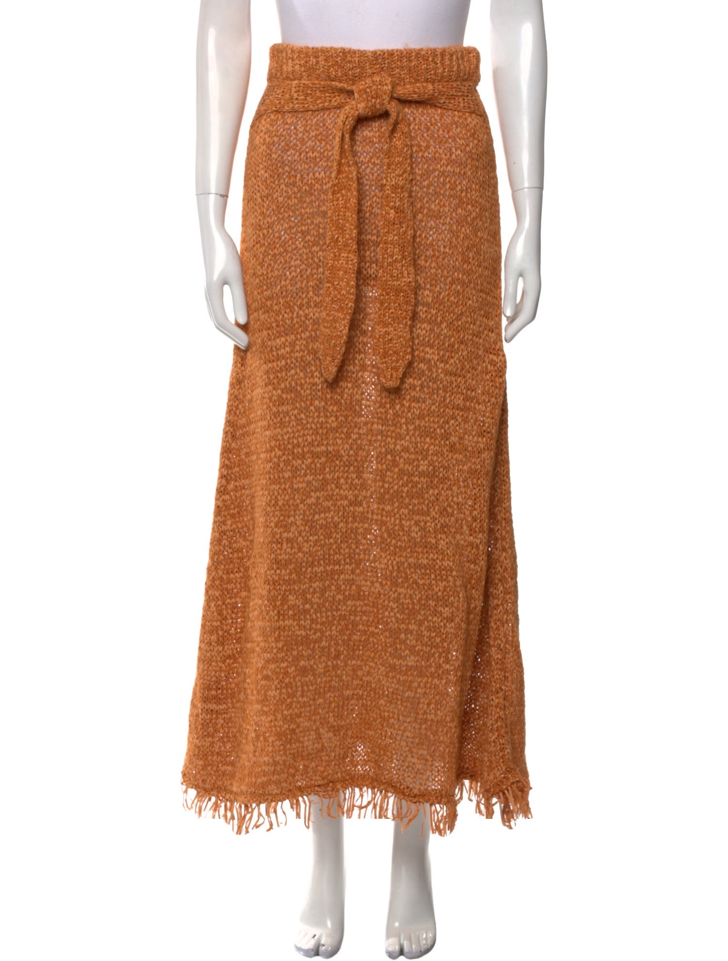ワンピース NANUSHKA Women Mid Skirts NW23RSDR00819 ORANGE Nanushka Draped Midi Skirt | Orange | FARFETCH