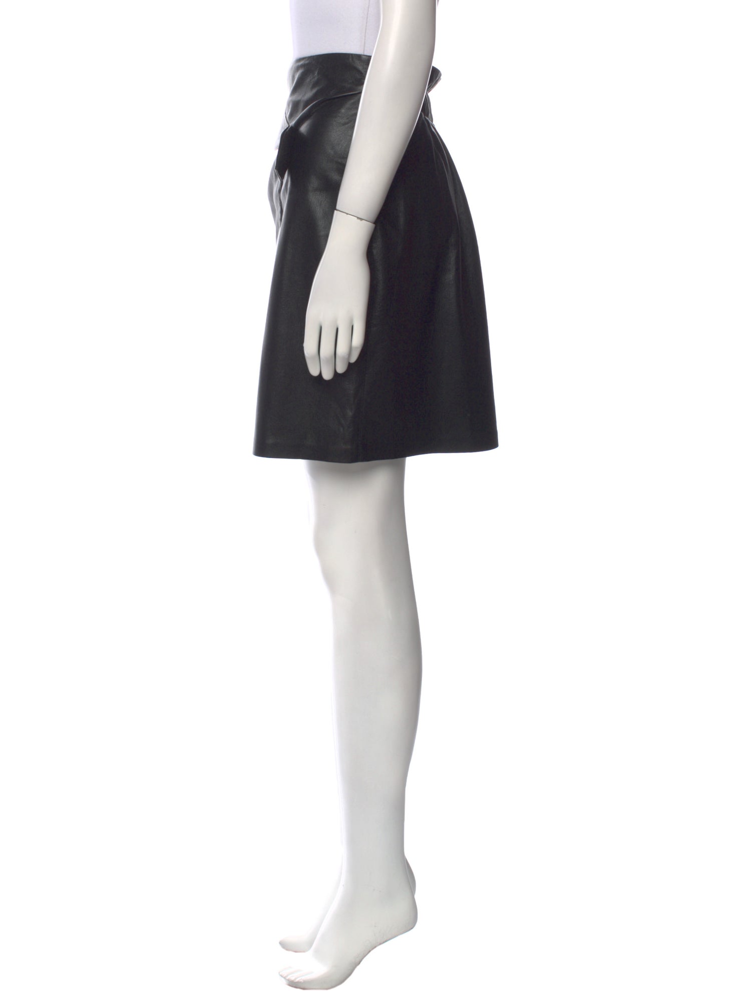 Nanushka Pleated Accents Mini Skirt