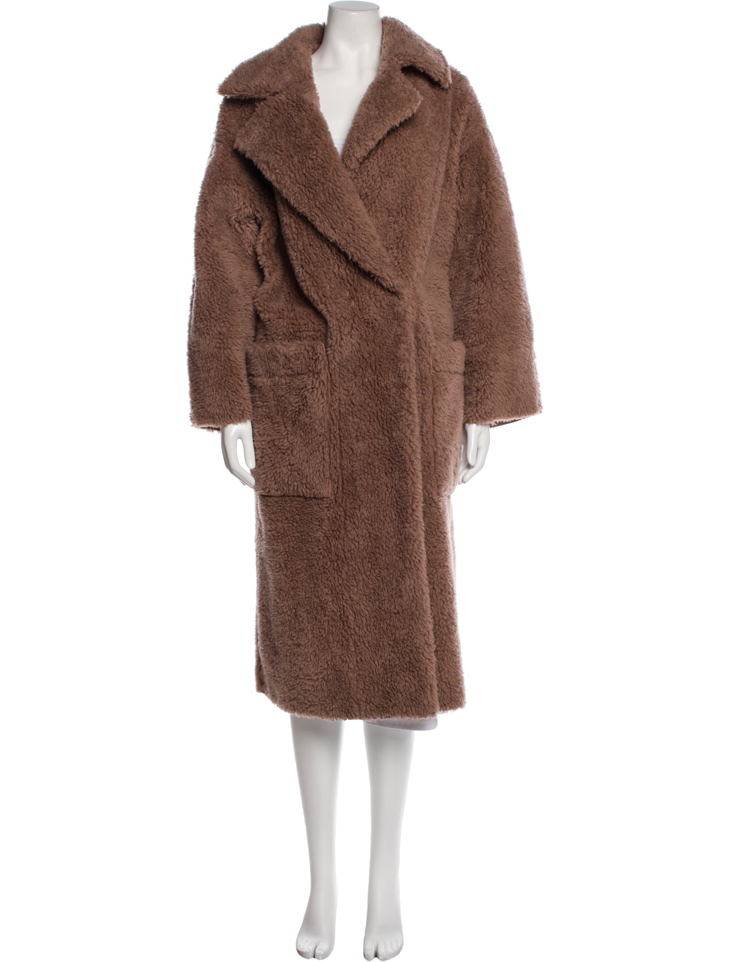Nanushka Faux Fur Coat