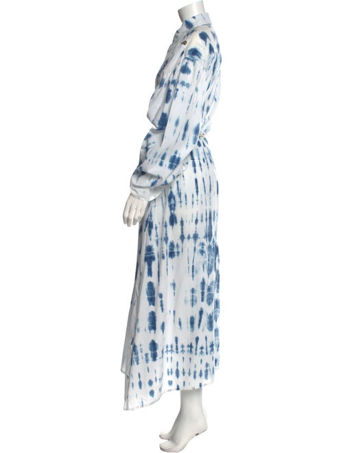Nanushka Tie-Dye Print Long Dress