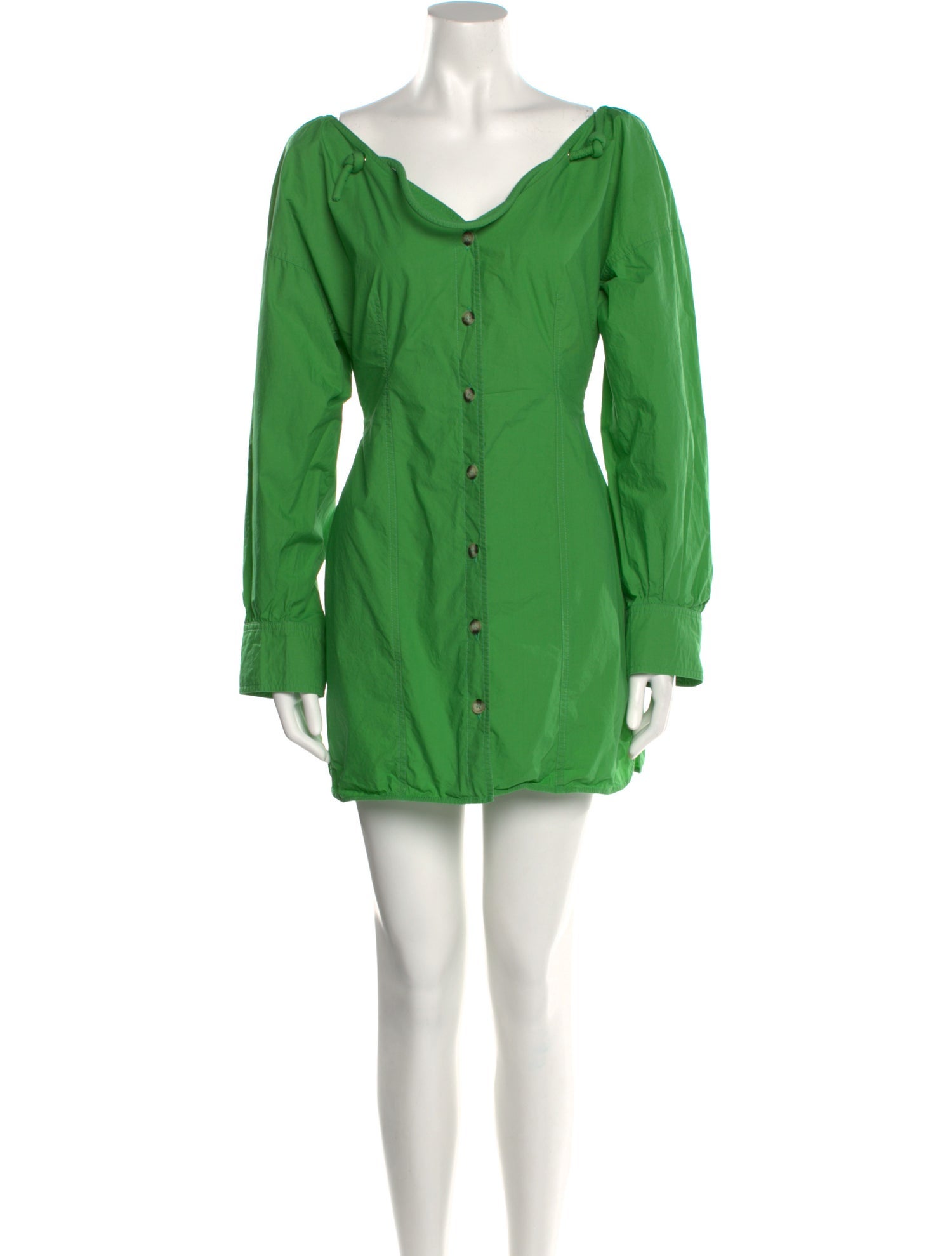 Nanushka Off-The-Shoulder Mini Dress