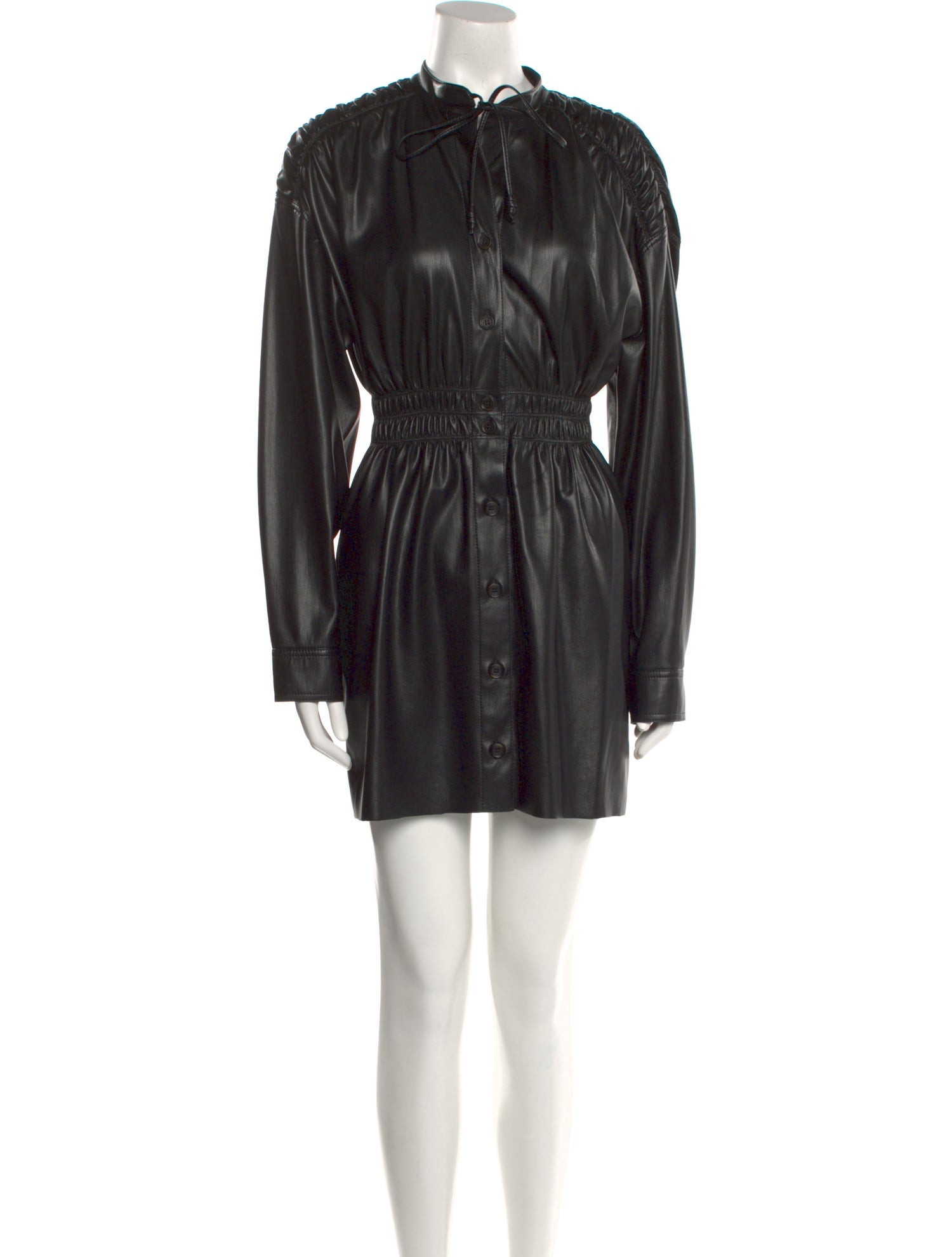 Nanushka Mock Neck Mini Dress