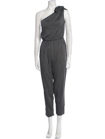 Nanushka Jumpsuits and Rompers Striped One-Shoulder Jumpsuit XS