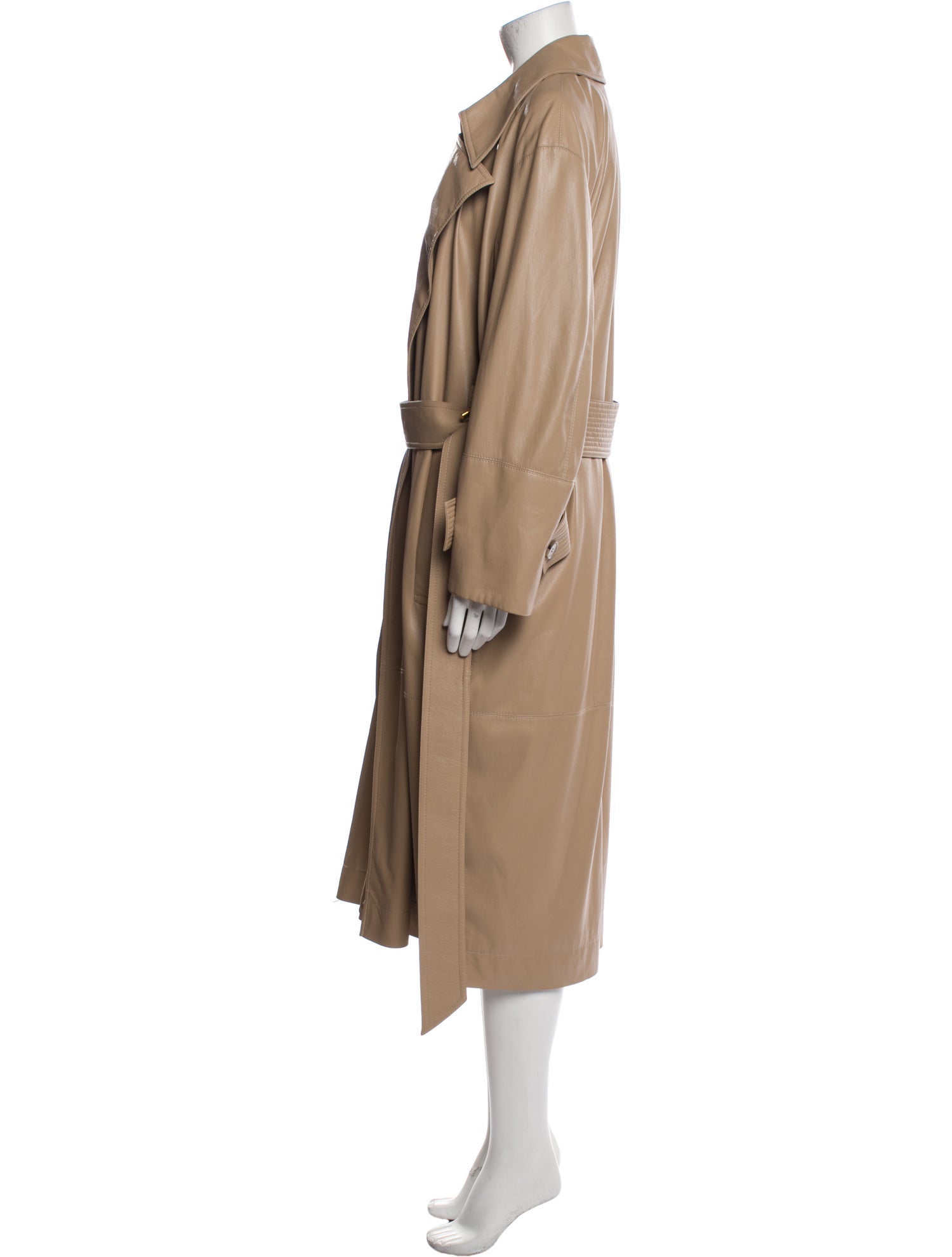 Nanushka Faux Leather Trench Coat w/ Tags