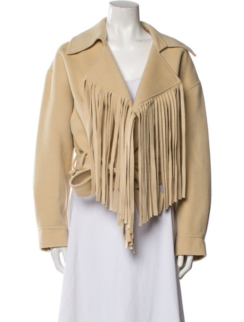 Nanushka Wool Striped Jacket