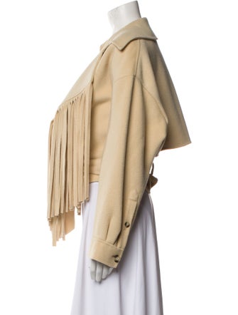 Nanushka Wool Striped Jacket