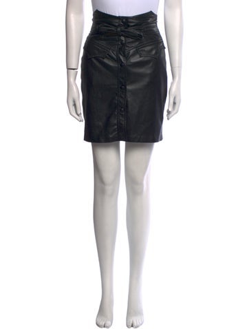Nanushka Skirts Faux Leather Mini Skirt XS