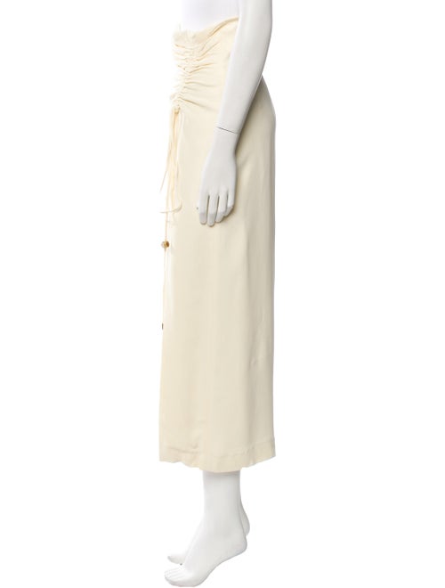 Nanushka Pleated Accents Midi Length Skirt