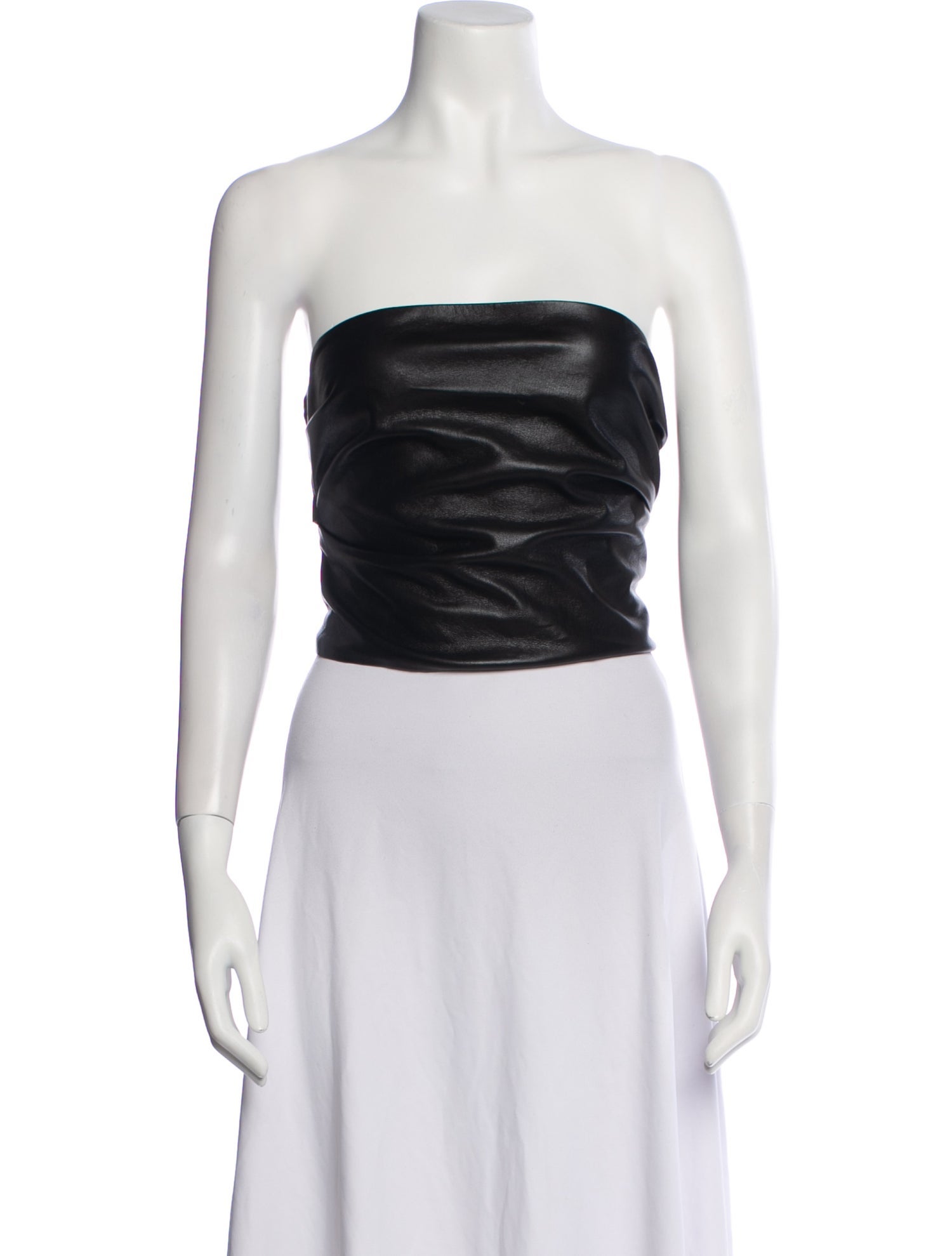 Nanushka Strapless Crop Top