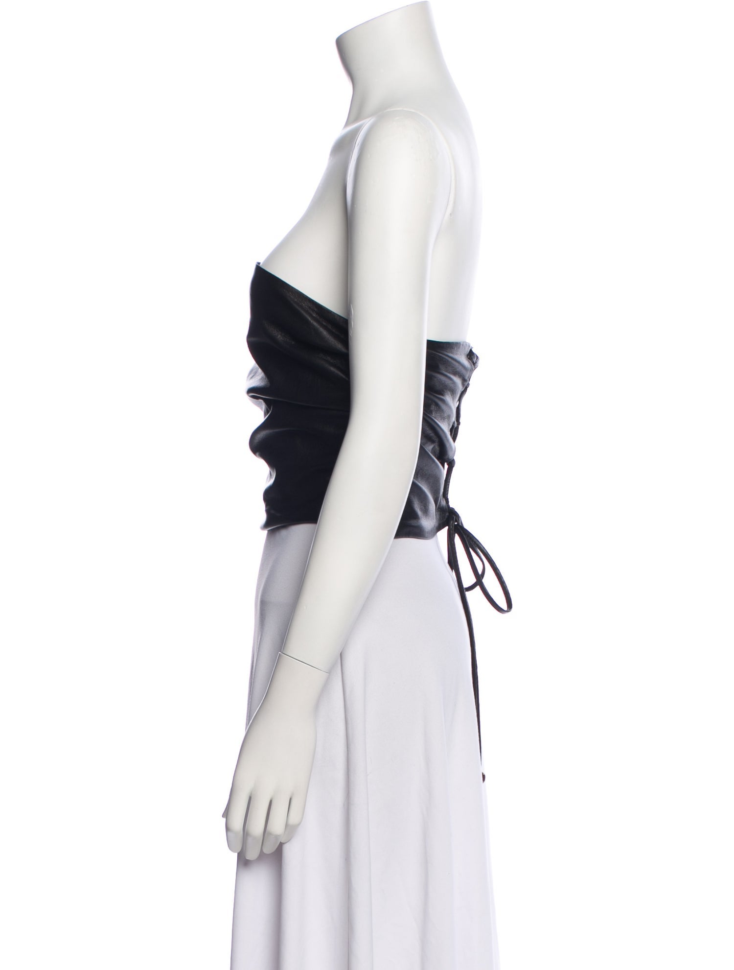 Nanushka Strapless Crop Top