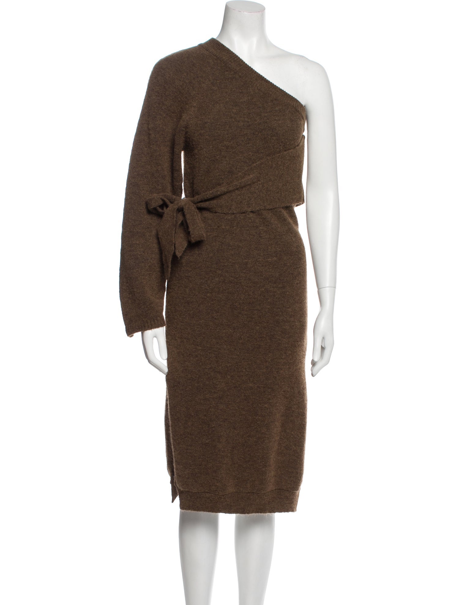 Nanushka One-Shoulder Midi Length Dress