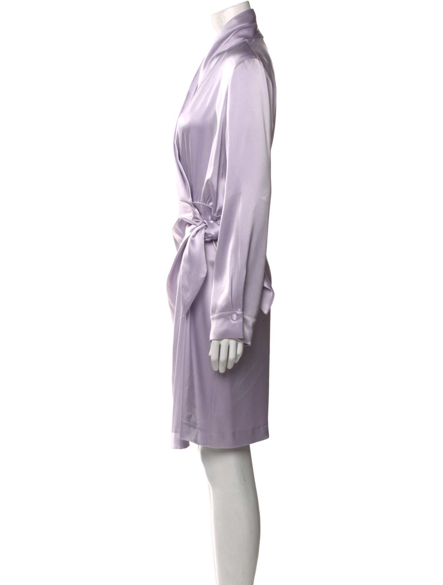 Nanushka Satin Knee-Length Dress