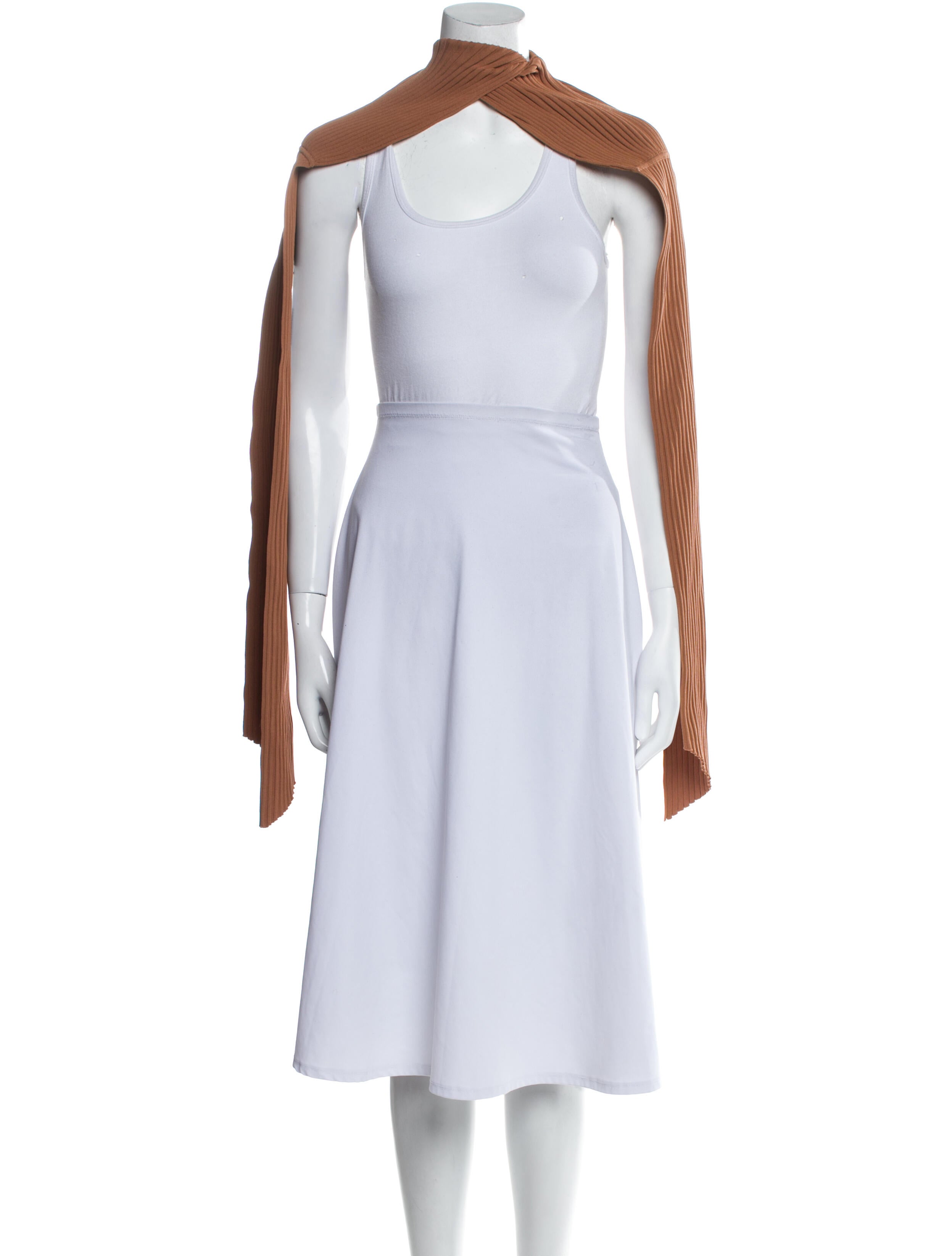 Nanushka Mock Neck Sleeveless Crop Top