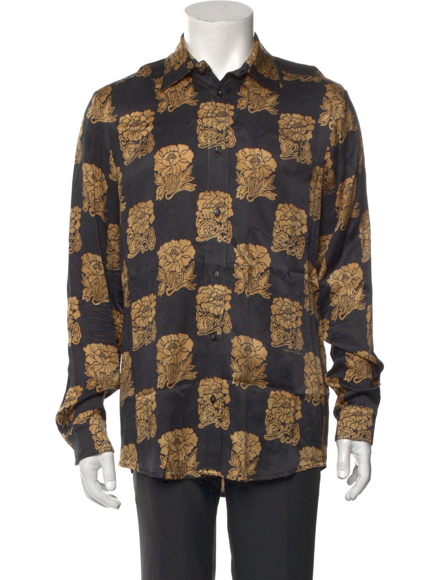 Nanushka Printed Long Sleeve Shirt