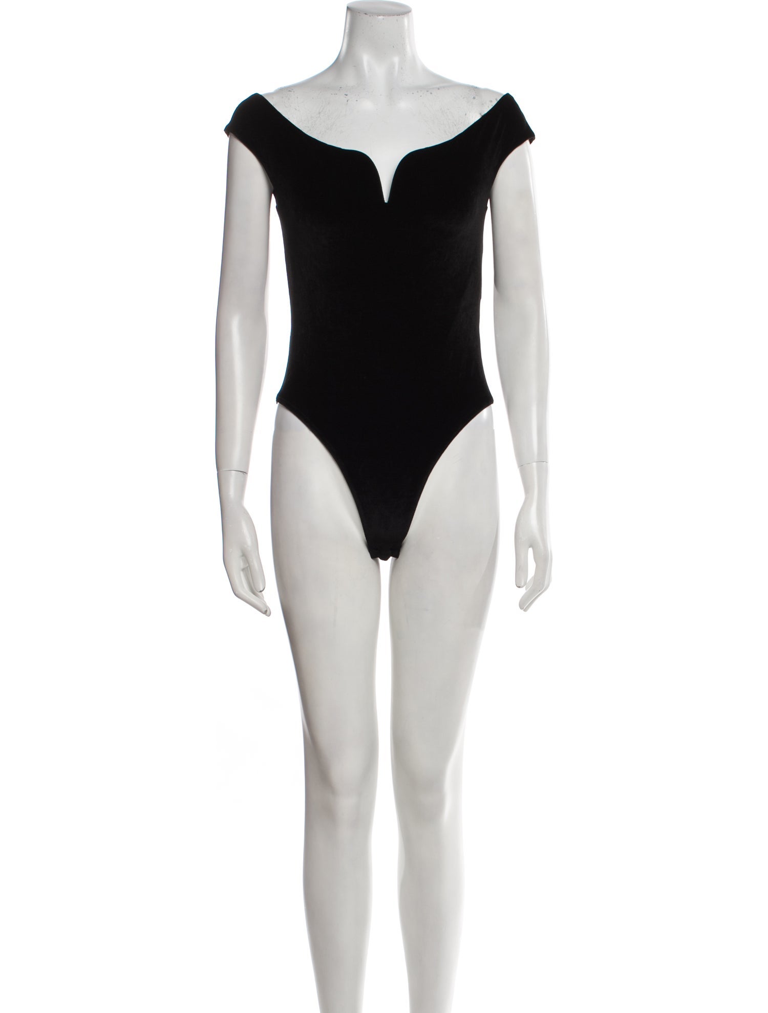 Nanushka V-Neck Short Sleeve Bodysuit