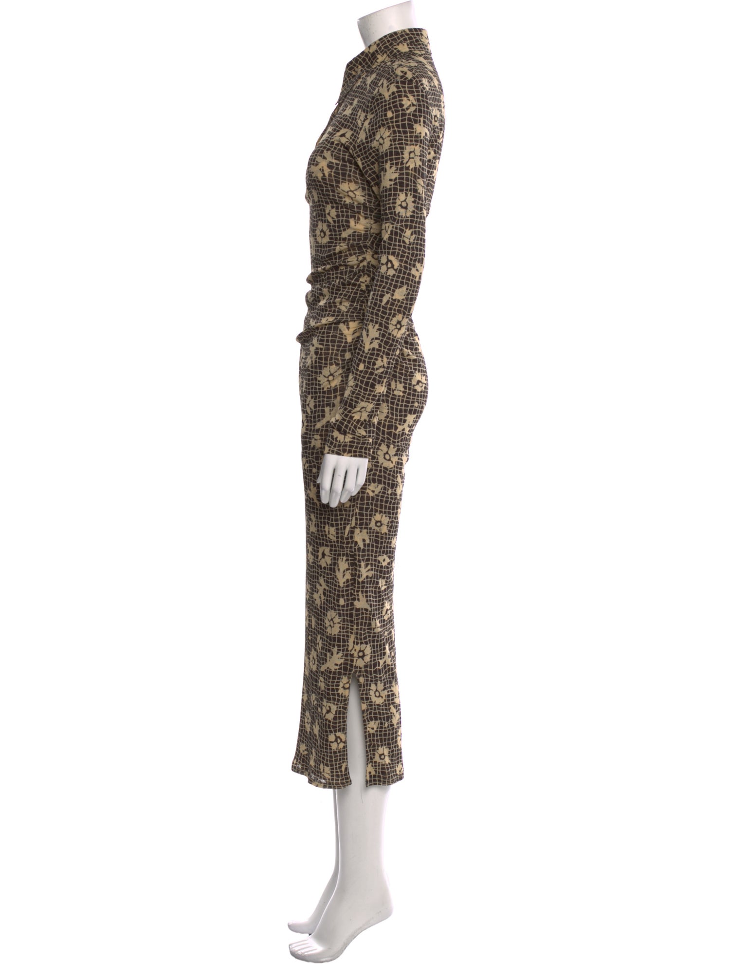 Nanushka Floral Print Long Dress