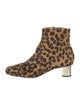 Nanushka Ponyhair Animal Print Boots