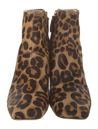 Nanushka Ponyhair Animal Print Boots