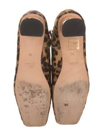 Nanushka Ponyhair Animal Print Boots