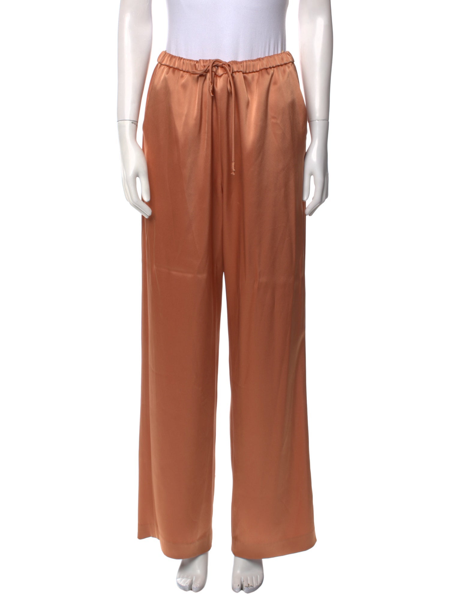 Nanushka Wide Leg Pants - Orange, 12.5