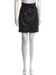Nanushka Leather Trim Embellishment Mini Skirt