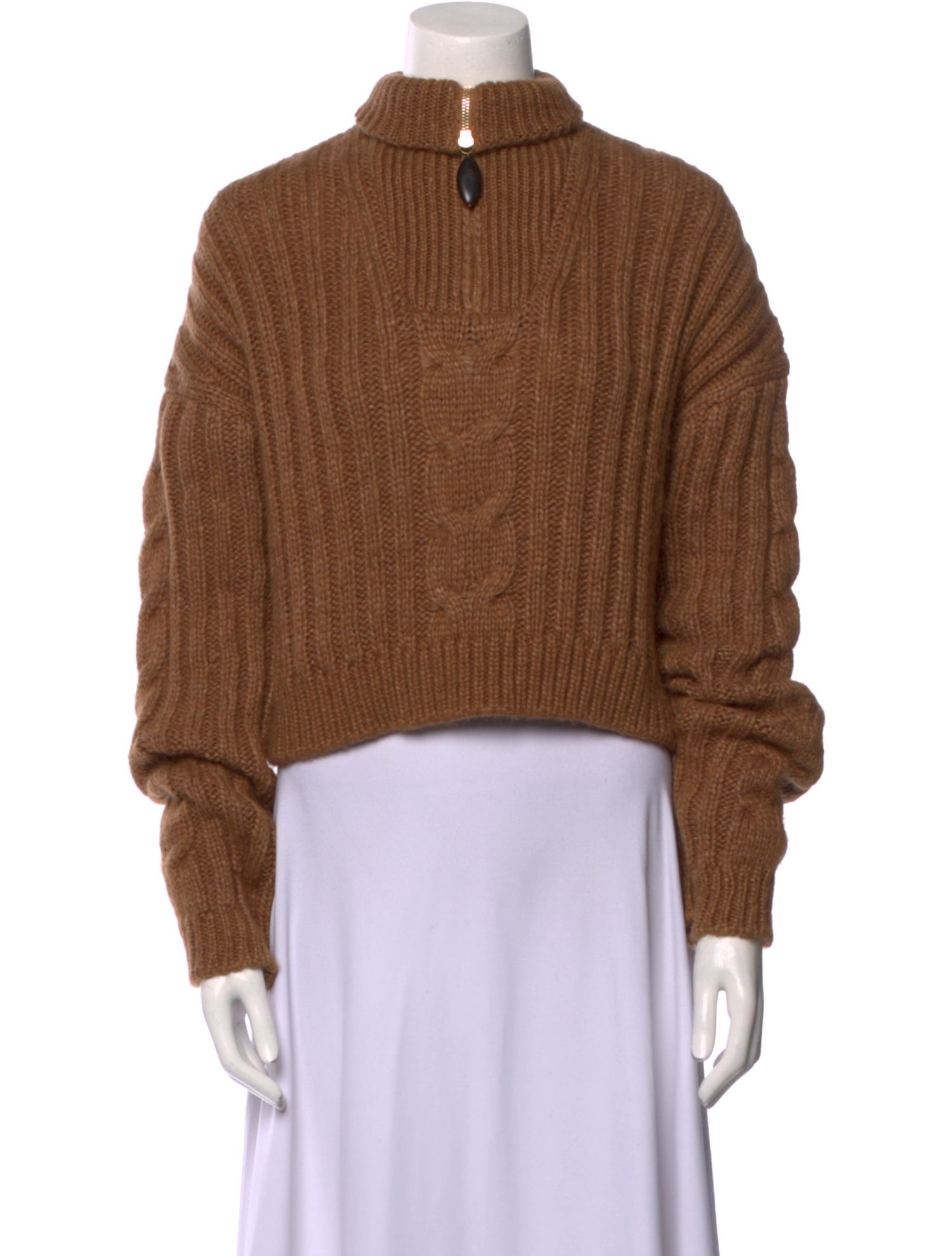Nanushka Alpaca Mock Neck Sweater