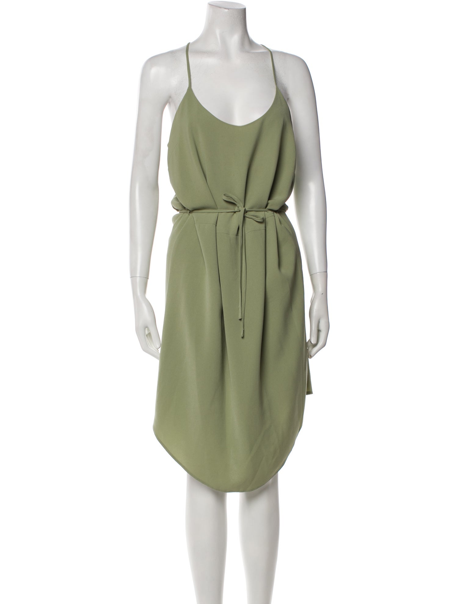 Nanushka Scoop Neck Midi Length Dress