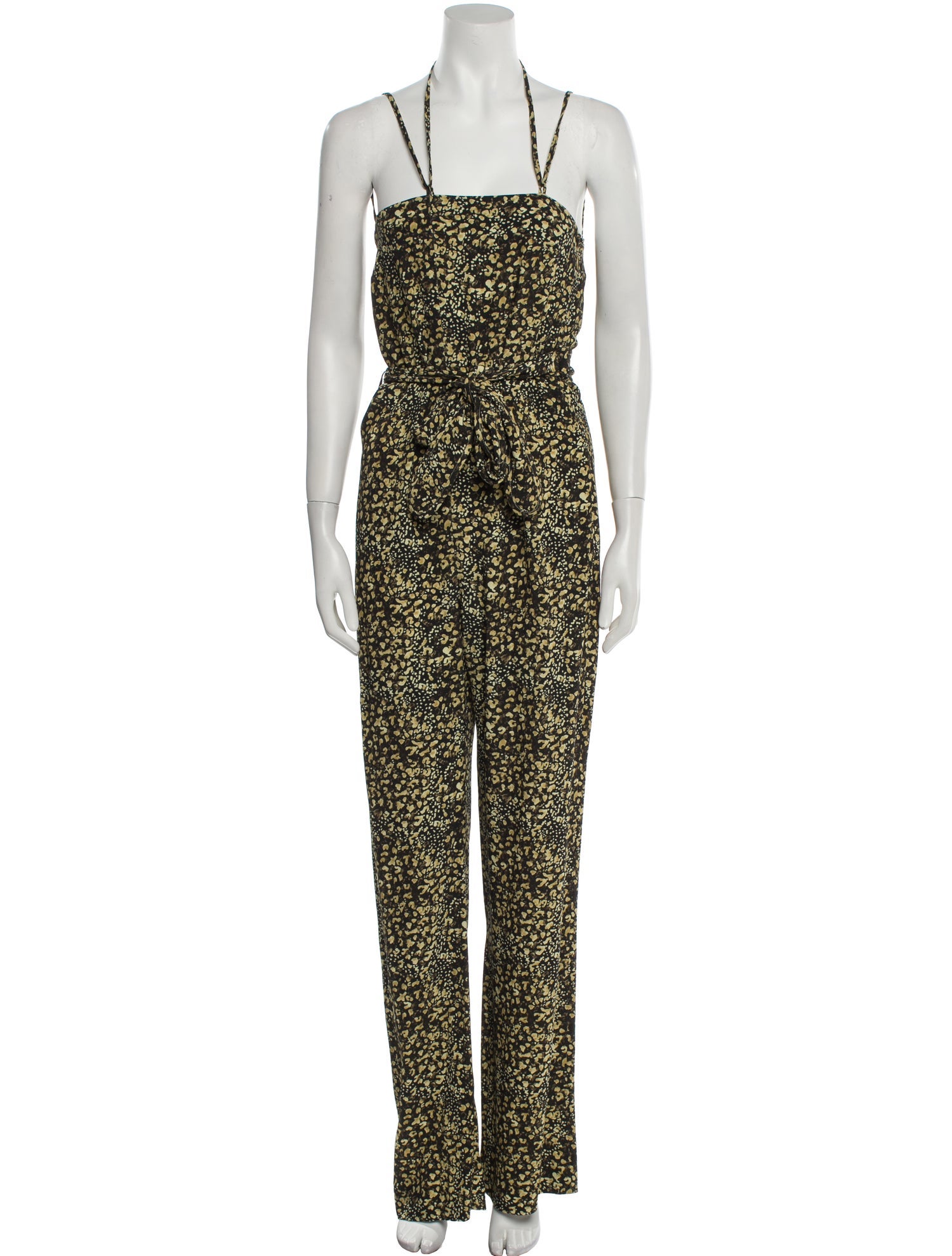 Nanushka Printed Square Neckline Jumpsuit