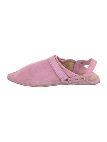 Nanushka Flats Suede Slingback 10